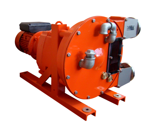 AxFlow's King Cobra, a heavy duty peristaltic pump designed for abrasive, viscous and aggressive media.