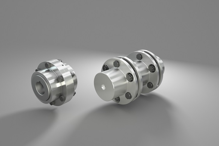 Couplings from R+L Hydraulics with ATEX certification: gear coupling (left) and disc coupling (right)