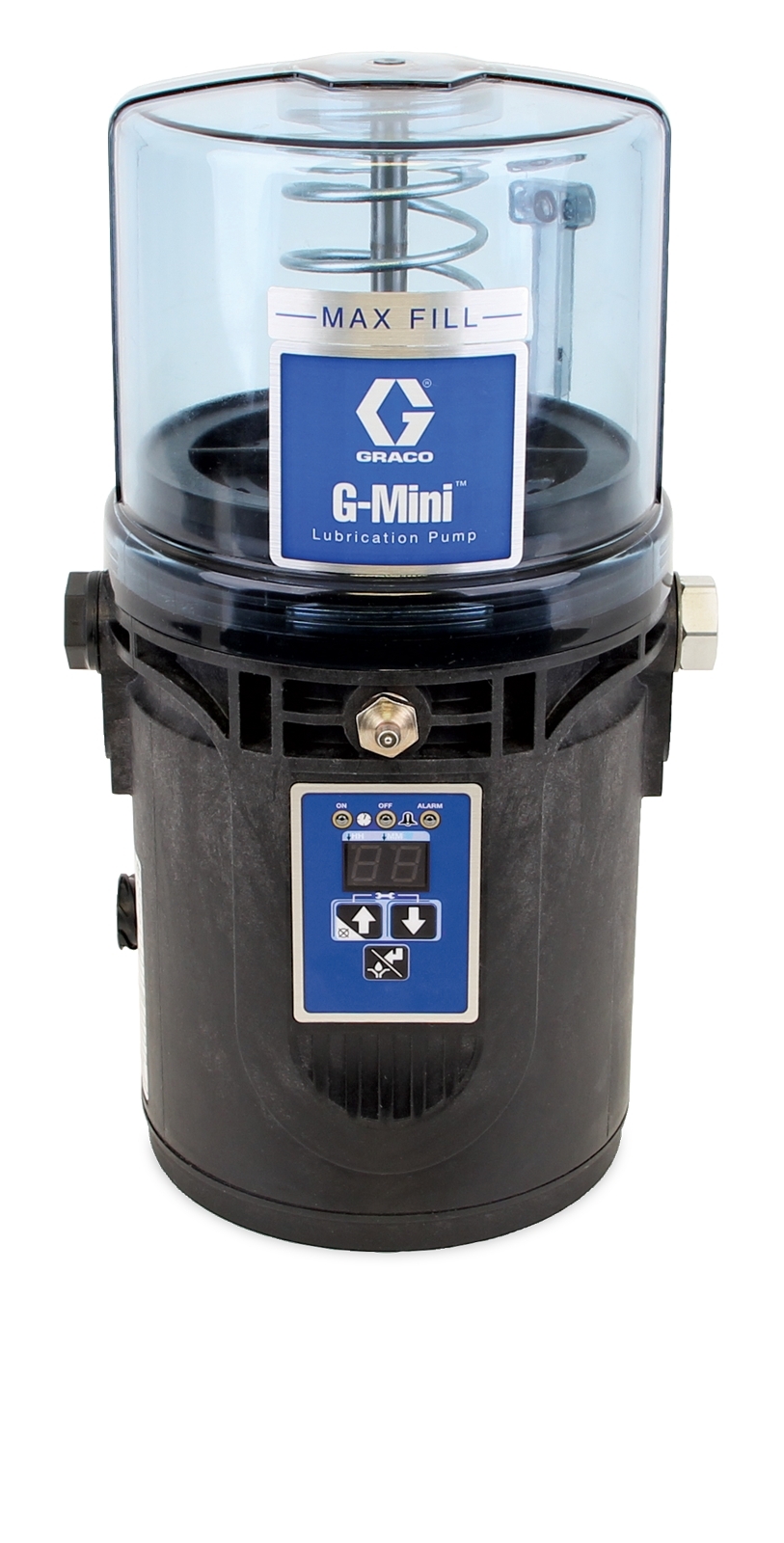 Graco's G-Mini compact pump has an optional built-in heater that automatically turns on at low temperatures.