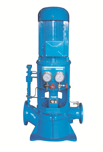 A Garbarino vertical in line centrifugal pump.