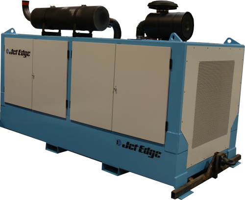 Ragworm is powered by a 55,000 psi (3,800 bar) diesal waterjet intensifier pump