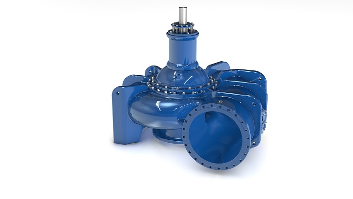 In response to the worldwide increase in extra large wastewater projects, KSB has extended its range of large dry-installed waste water pumps. (© KSB SE & Co. KGaA, Frankenthal)