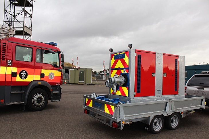 Hidrostal’s SuperBetsy pumpset delivered to Lincolnshire Fire & Rescue.
