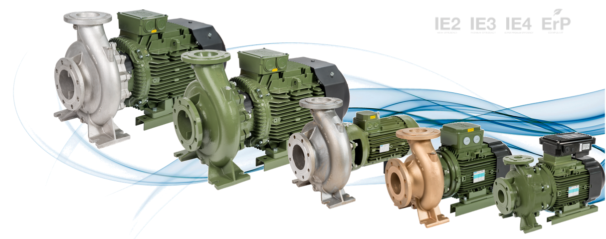 SAER has introduced new sizes and types to its range of close coupled IR pumps.