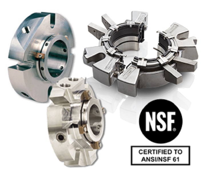 Chesterton's range of NSF 61 certified mechanical seals now includes all its single cartridge seals and its split seals.