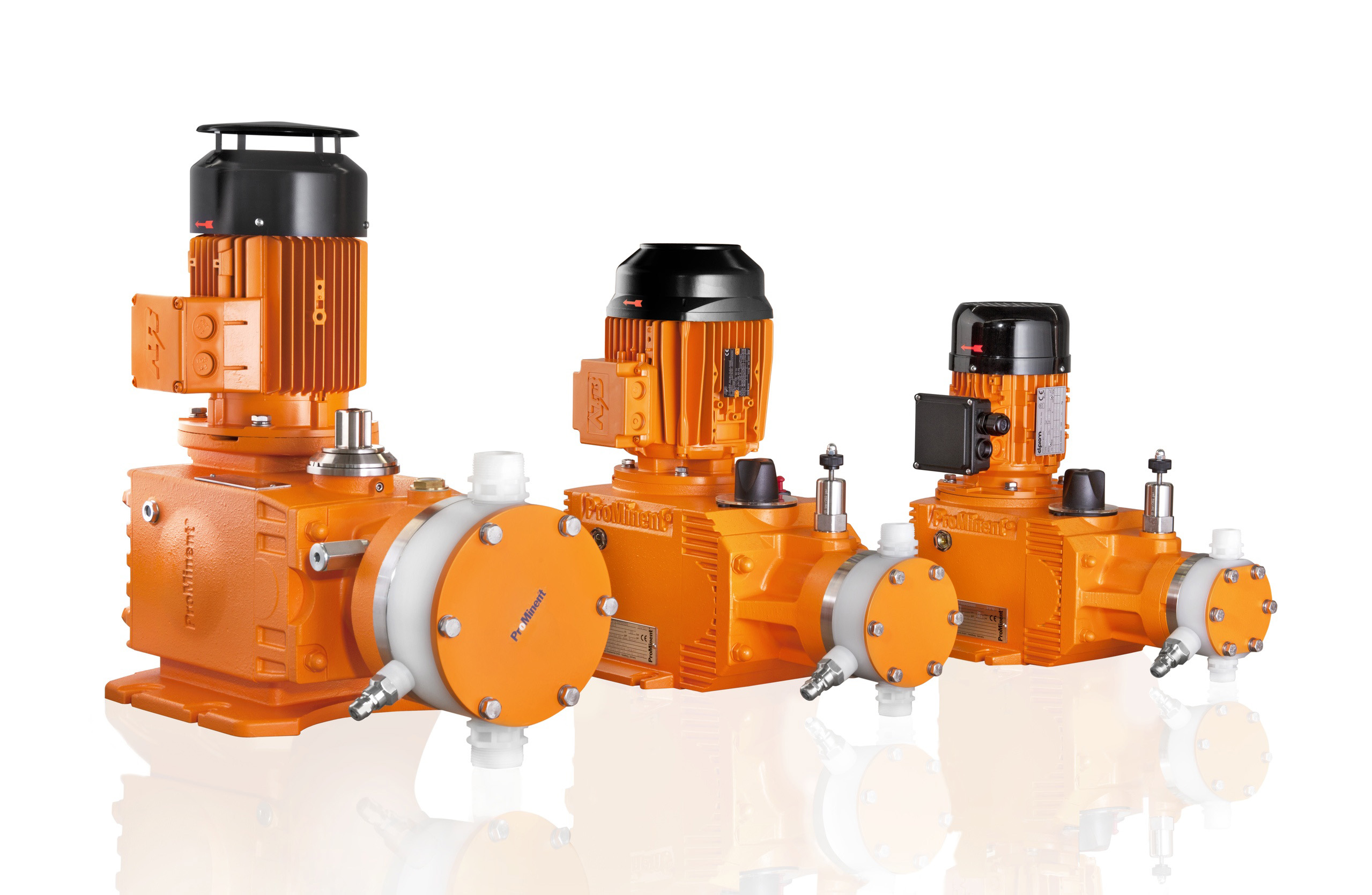 ProMinent’s Hydro hydraulic diaphragm metering pumps offer stroke lengths from 0 to 40 mm.
