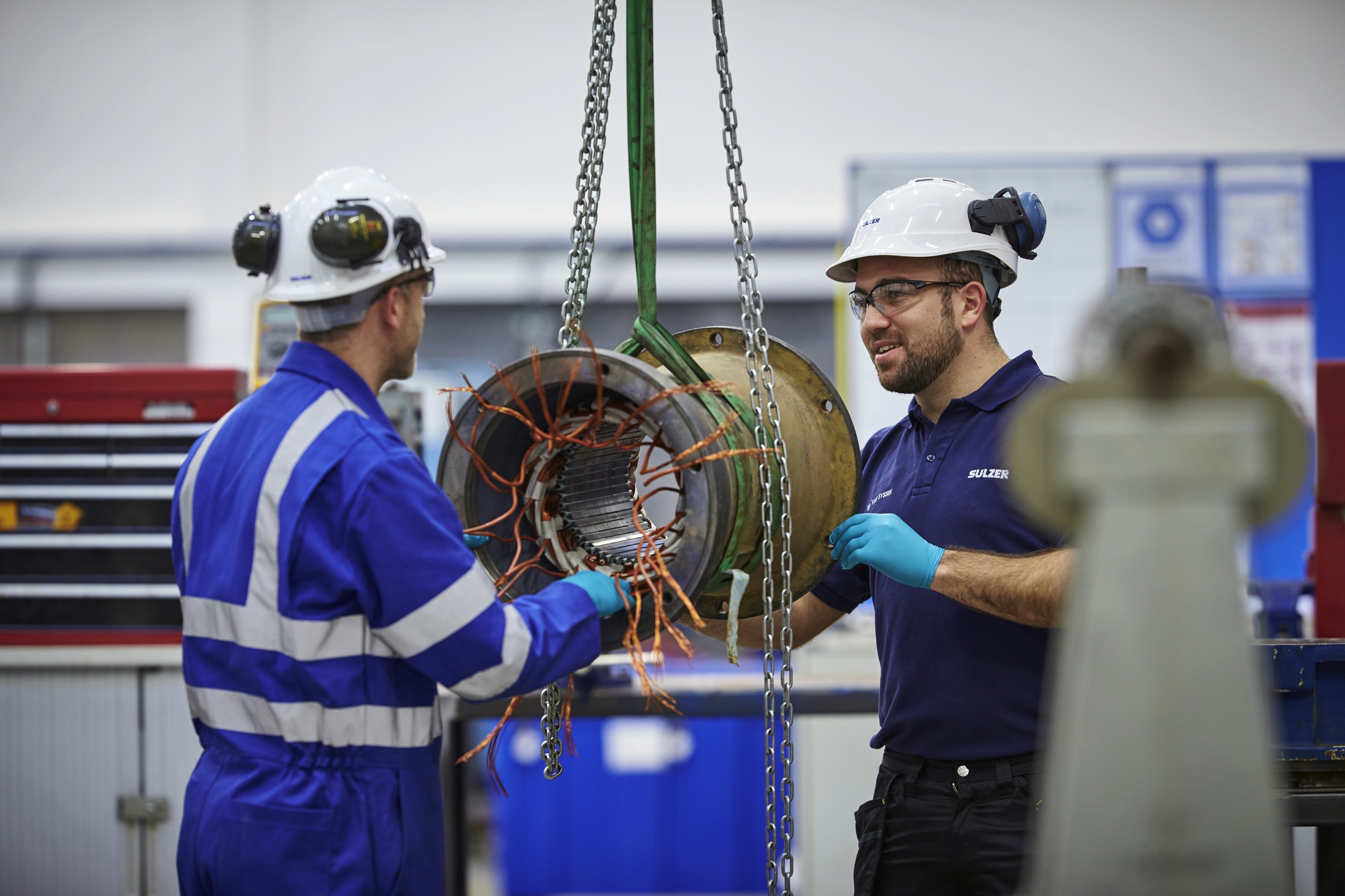 Sulzer offers a wide range of repair services through its worldwide network of service centres.