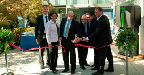 Grundfos Foundation chairman Niels Due Jensen opens the new Grundfos Water Technology Centre in Fresnp, California