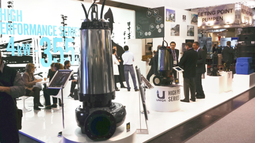 At IFAT Zenit was dispalying its new range of electrical submersible pumps.