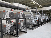 A centralized vacuum supply can help achieve energy savings.