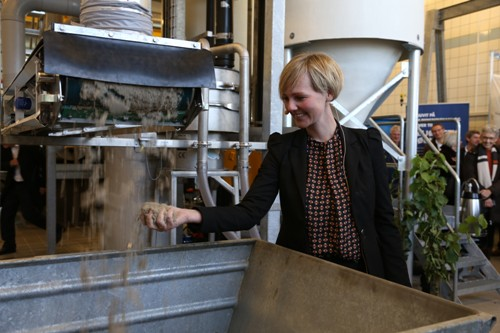 Ida Auken,  Denmark's environment minister opens the project which is based in Aarhus