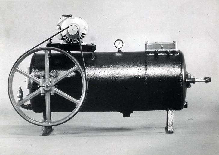 Grundfos’ first pump, the Foss 1, was nicknamed ‘the Pig’ due to its appearance.