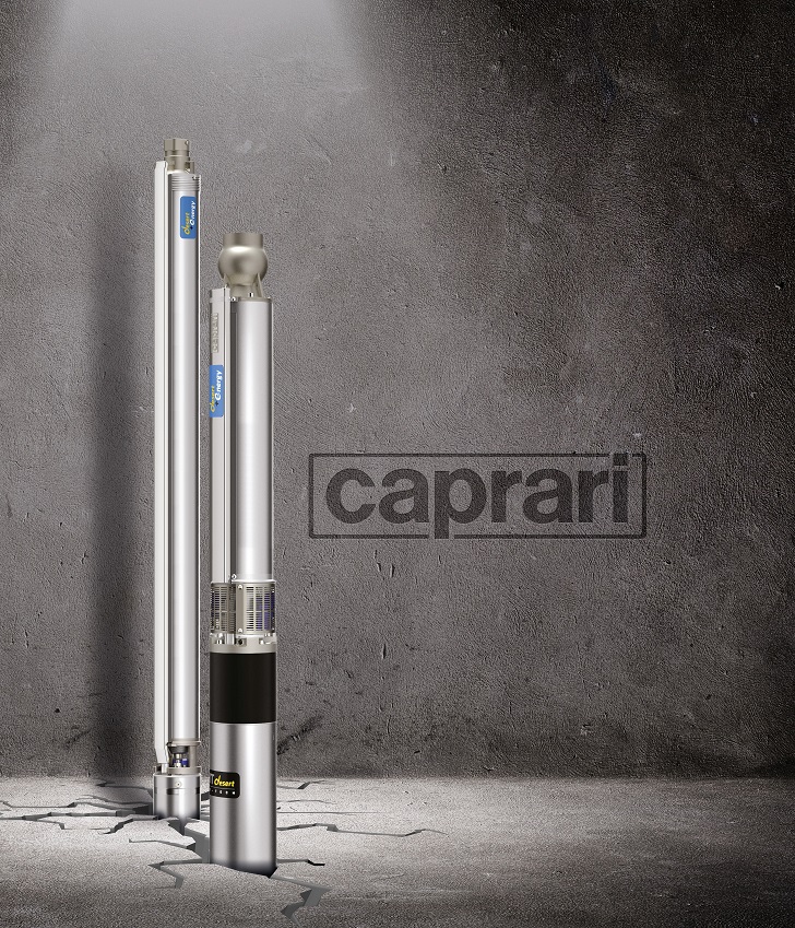 Caprari’s new 4 in and 6 in series submersible pumps.