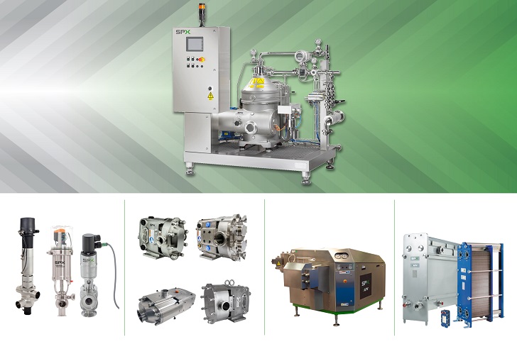 A Seital separator and other SPX Flow products.