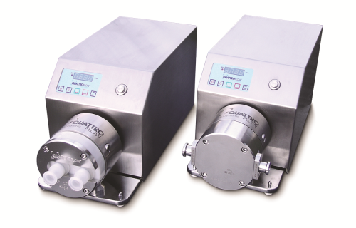 Quattroflow QF1200-HT single- and multi-use pumps.