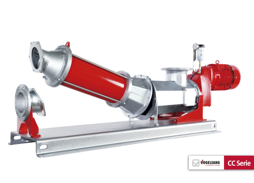 The CC-series Vogelsang progressive cavity pump.