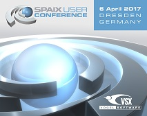 The Spaix User Conference will take place on 6 April 2017.