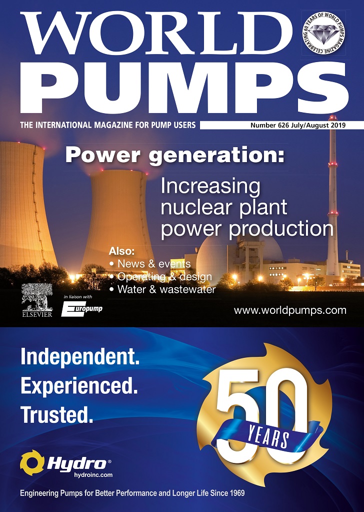The latest issue of World Pumps will be available shortly.