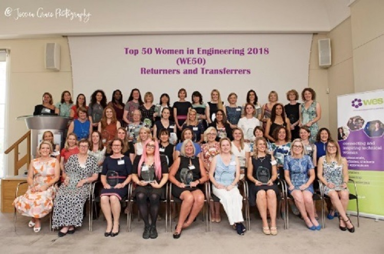 Winner of the Top 50 Women Engineers in 2018, when the theme was women returning and transferring to engineering careers.