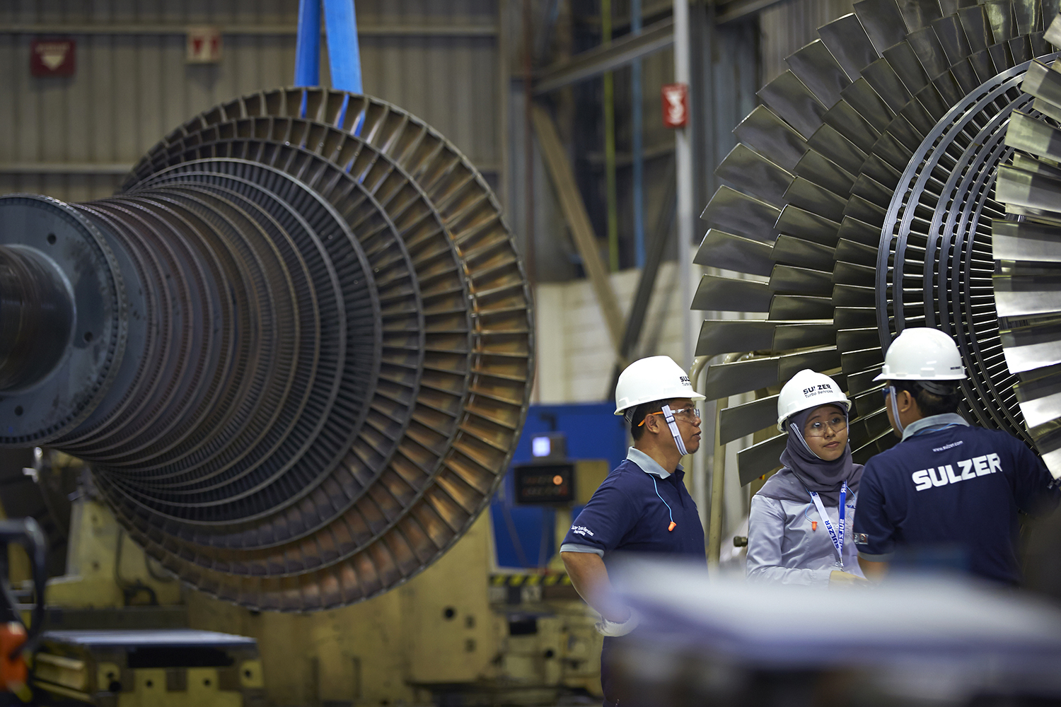 The service centre in Purwakarta offers expertise in steam turbine repair.