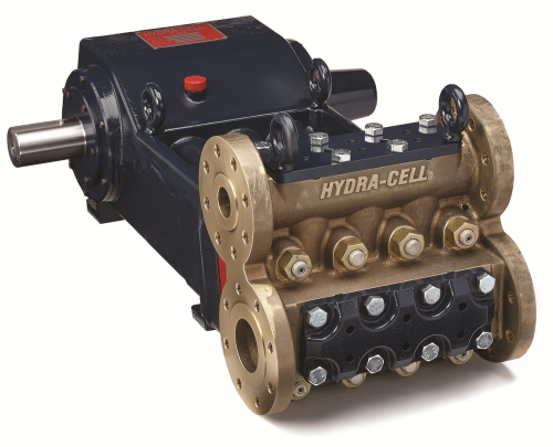 Hydra-Cell T80100 pumps are designed to replace horizontal multi-stage centrifugal pumps and packed plunger pumps in oil and gas applications.