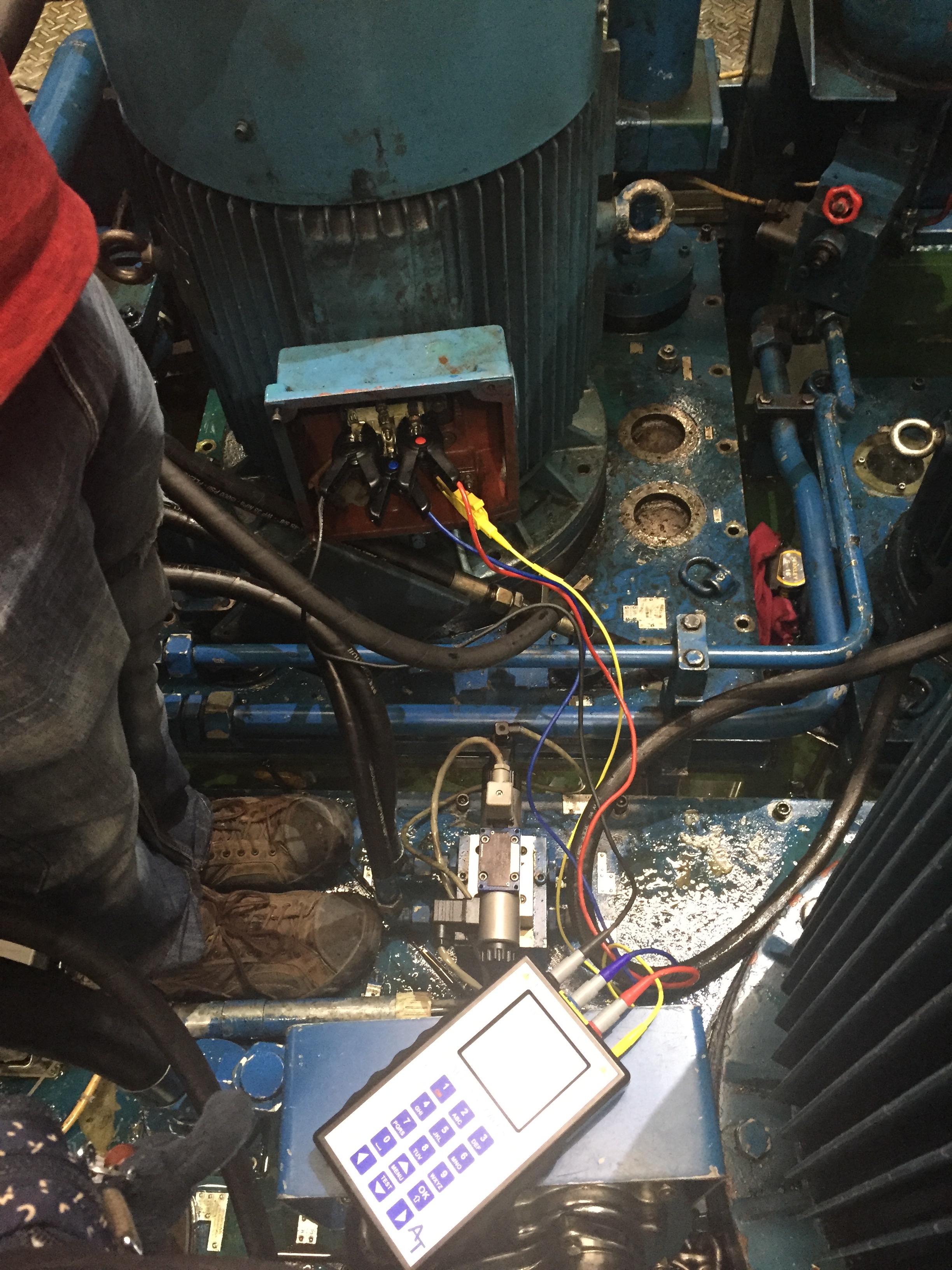 Electrical reliability test to a critical motor after failure was reported showing motor to be in good conditions.