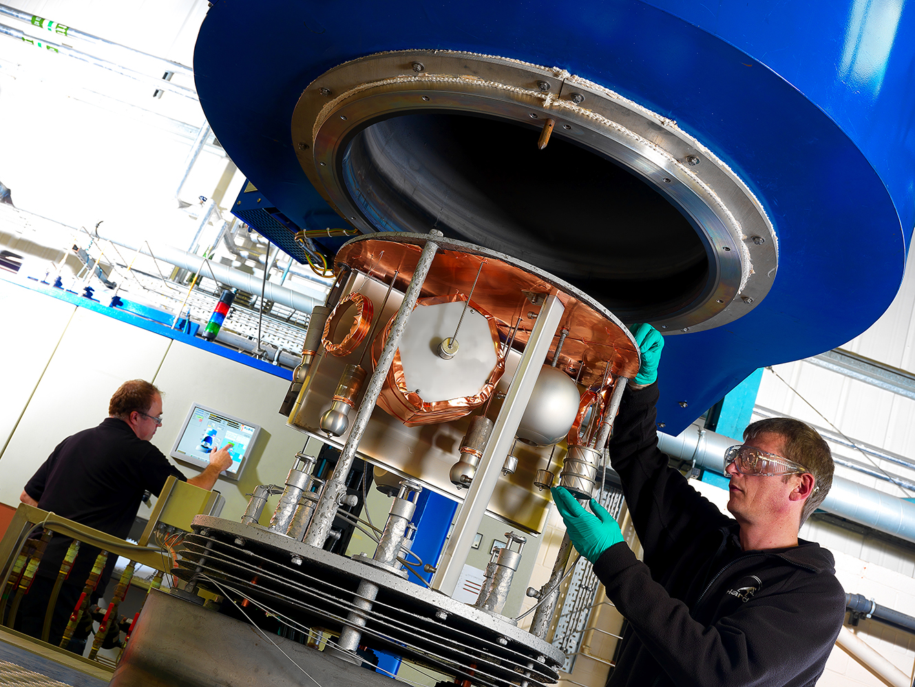 A Hardide coating reactor being loaded.