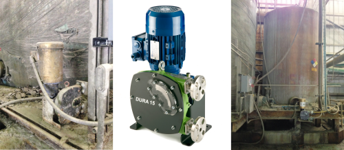 Hose pumps are 100% volumetrically efficient and immune to abrasive wear.