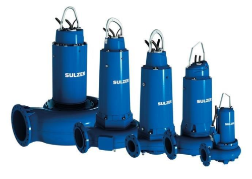 Submersible sewage pumps from Sulzer.