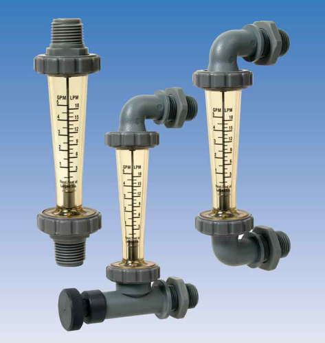 The polysulphone flow meters.