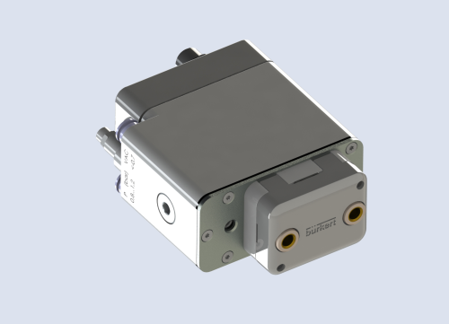 Bürkert’s pneumatic dosing system for dosing of defined sample quantities with maximum repeatable accuracy.