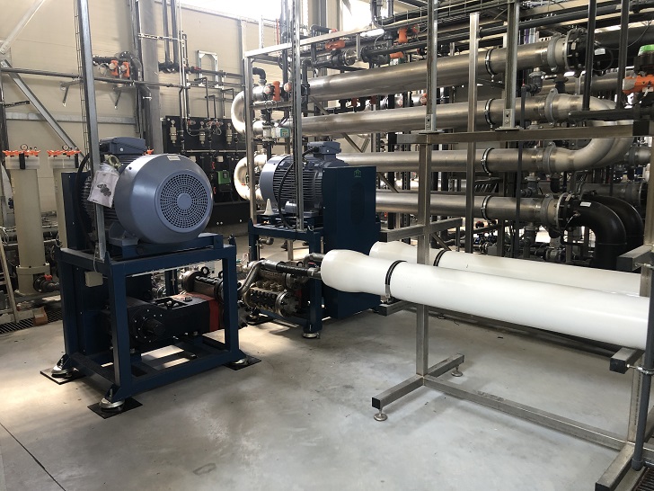 A Wanner Hydra-Cell® pump in a reverse osmosis application.
