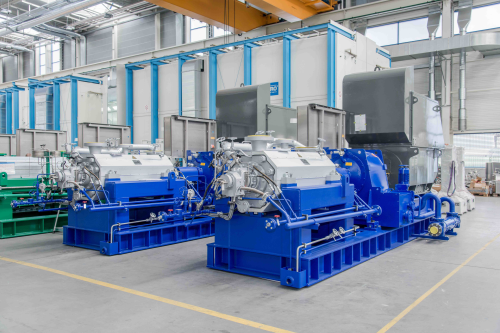 HGC type pumps from KSB, similar to those that will be employed in the new cellulose plant in Três Lagoas, Brazil (©KSB AG).