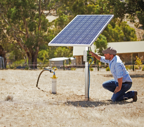 NOV Mono's solar powered submersible pumping system.