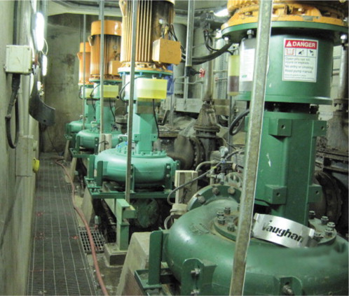 The Sewage Treatment works at Netheridge in Gloucester.