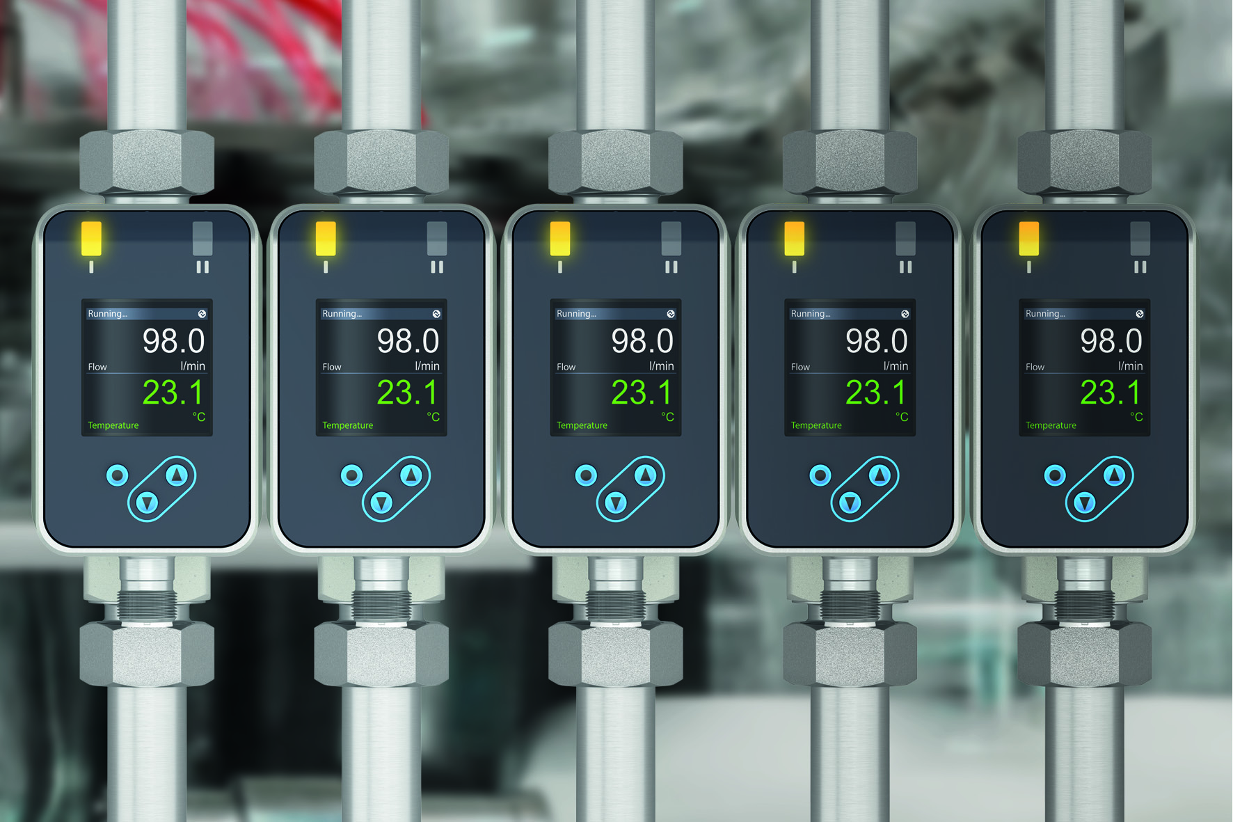 The AF-E 400 matches the requirements of application areas in heating and cooling/temperature control,