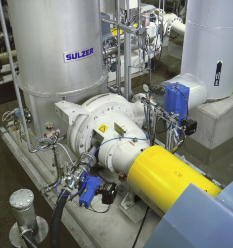 A Sulzer MCE medium consistency pump.
