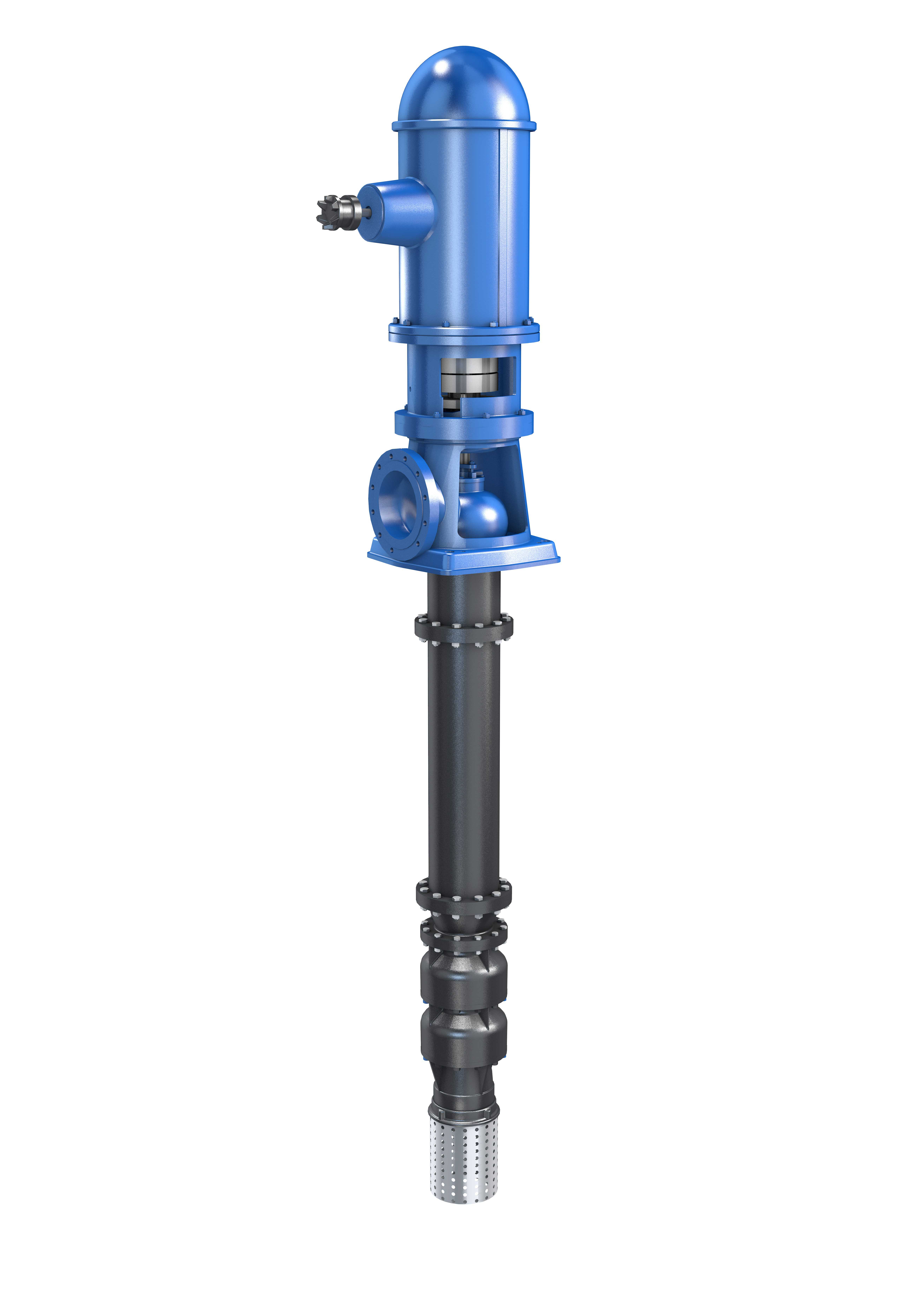 Designs in the B Pump series offer either an above-floor or underfloor discharge. (© KSB SE & Co. KGaA, Frankenthal, Germany)