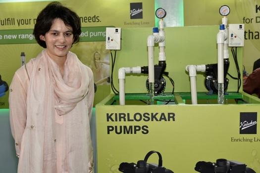 Ms Rama Kirloskar, joint managing director, Kirloskar Brothers Ltd at Kisan Mela 2022, India’s largest agricultural fair.