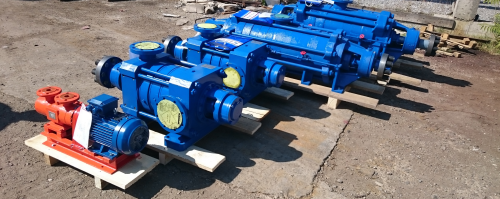 The supplied pumps have a multistage centrifugal design (both horizontal and vertical).