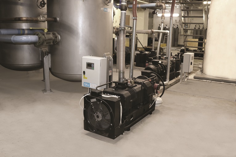 The Elmo Rietschle S-VSI 301 screw vacuum pump has dry-running vacuum technology.