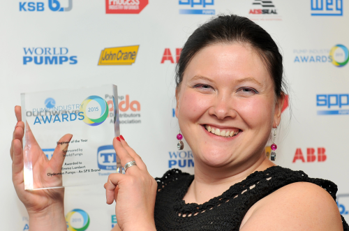 2015 Engineer of the Year Award winner Emma Lambert of ClydeUnion Pumps.