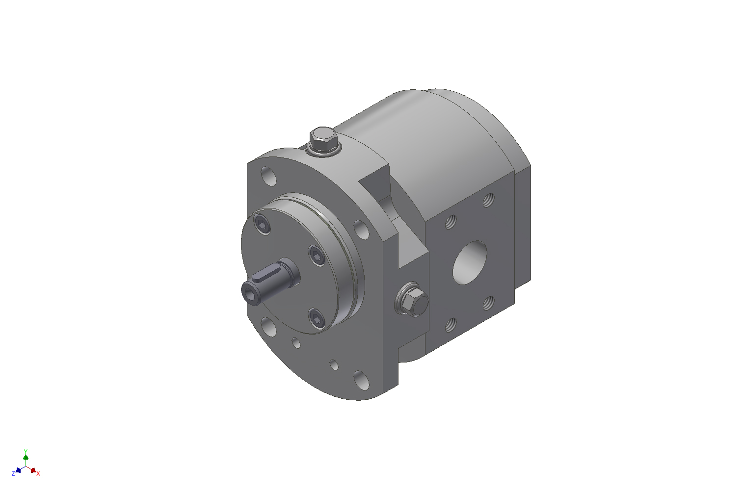 The new Maag F Series gear pump has the same key components as previous models.