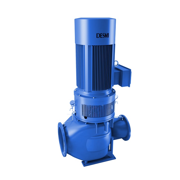 Desmi DSL double suction pump designed specifically for seawater intake.