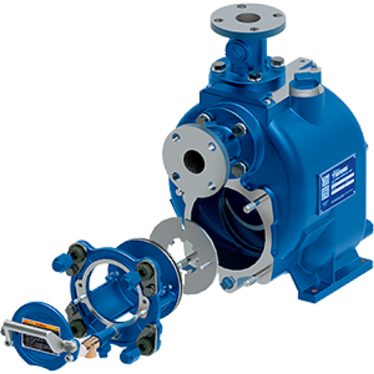 The 2 in, 3 in, and 4 in Super T Series pumps have a new impeller and wear plate designed to boost efficiency.
