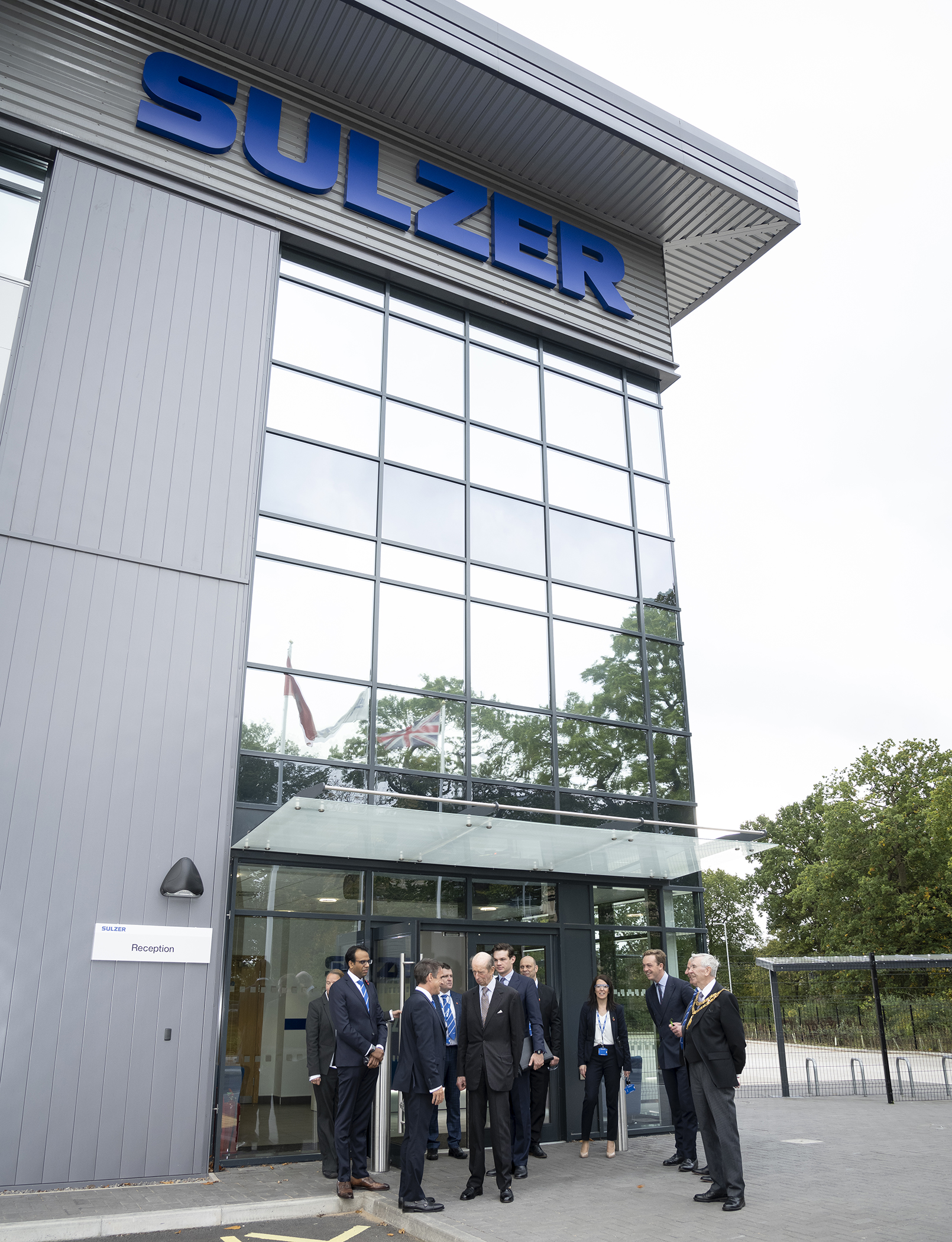 Sulzer’s new Birmingham Service Centre was officially opened by His Royal Highness The Duke of Kent.