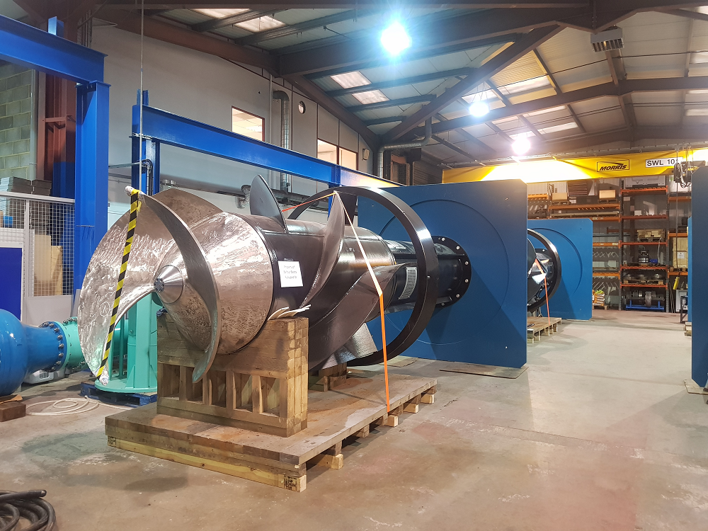 Bedford Pumps has fitted with Thordon's SXL bearings to its new axial flow pump.