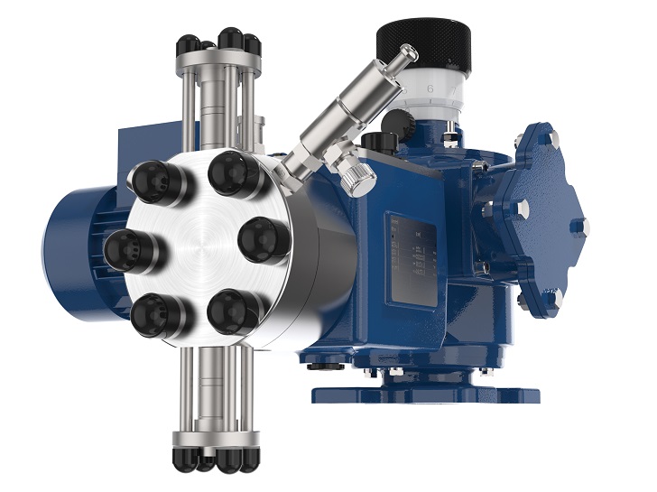 A SEKO double diaphragm pump.