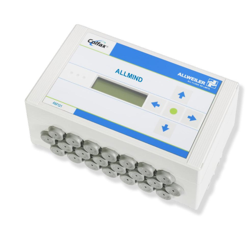 The Allmind intelligent pump monitoring system.