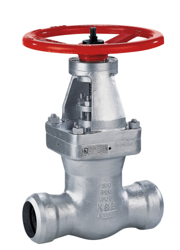 Gate valve of the SICCA 2500 type series for use in power plants built to ANSI/ASME standards. (© KSB Aktiengesellschaft, Frankenthal, Germany)